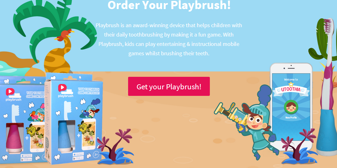 游戲是最好的老師，Playbrush 推出能玩游戲的兒童智能牙刷
