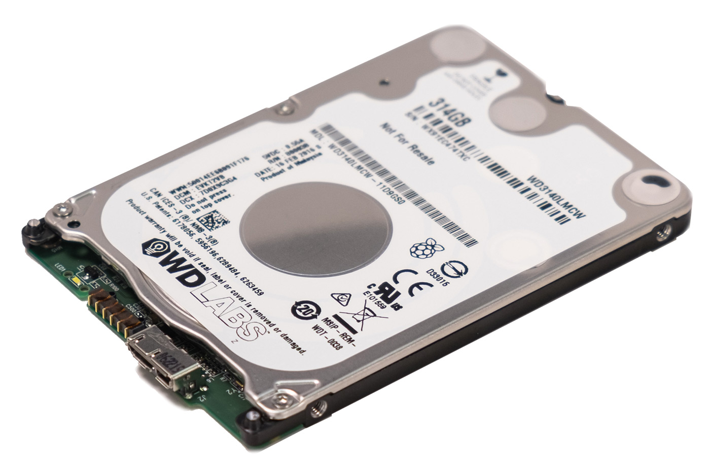 WD 要讓小小的 Raspberry Pi，擁有大大的 314GB 存儲空間