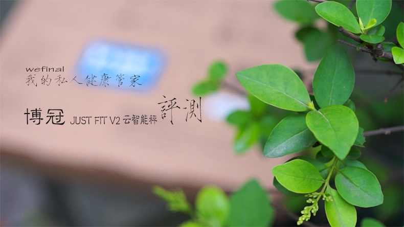 【我的私人健康管家】BOSMA Just Fit V2云智能秤體驗