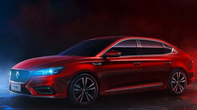 上汽乘用車發(fā)布了全新名爵6的官圖，運動感十足