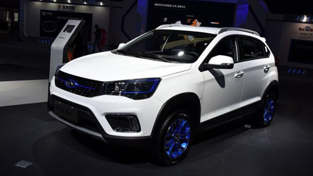 瑞虎3xe車型正式發(fā)布，藍色裝飾別致